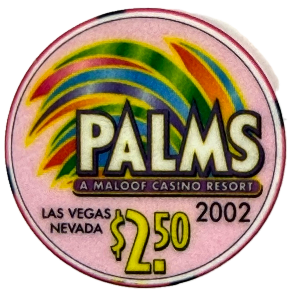 Palms Casino Las Vegas NV $2.50 Bingo Ellie Chip 2002