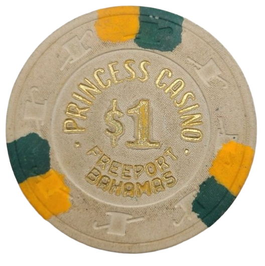 Princess Casino Freeport Bahamas $1 Chip