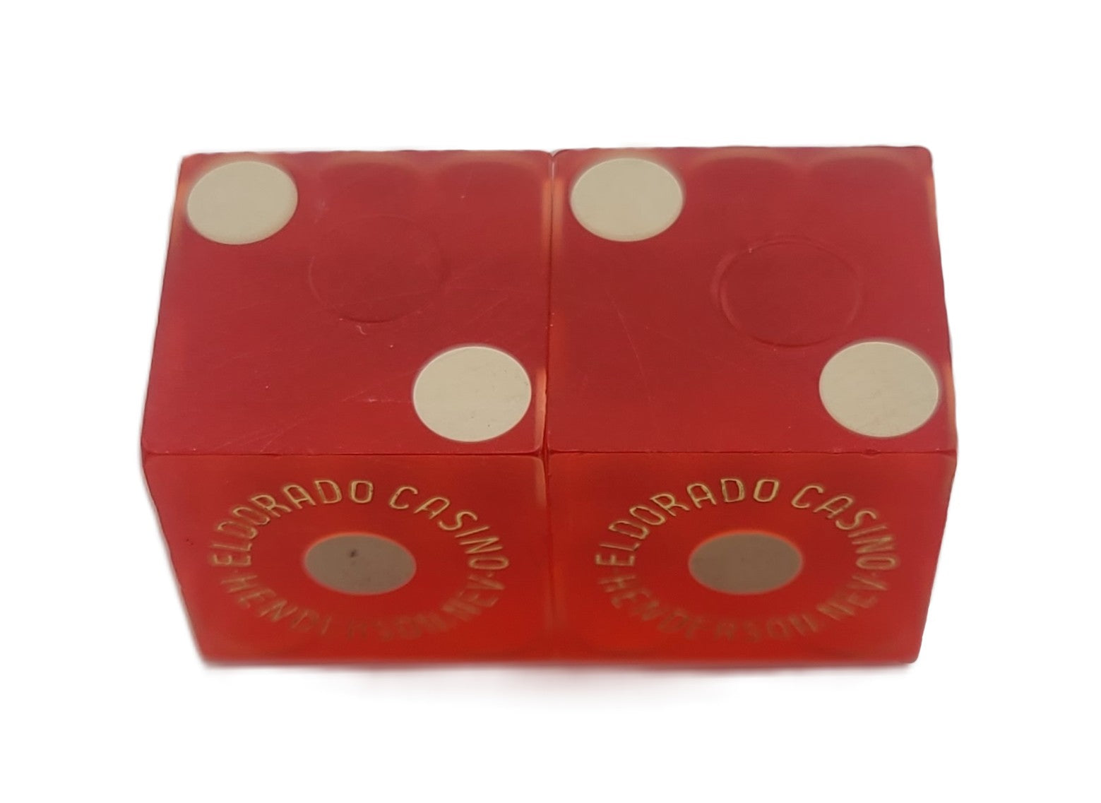 Eldorado Casino Henderson Nevada Pair of Red Dice