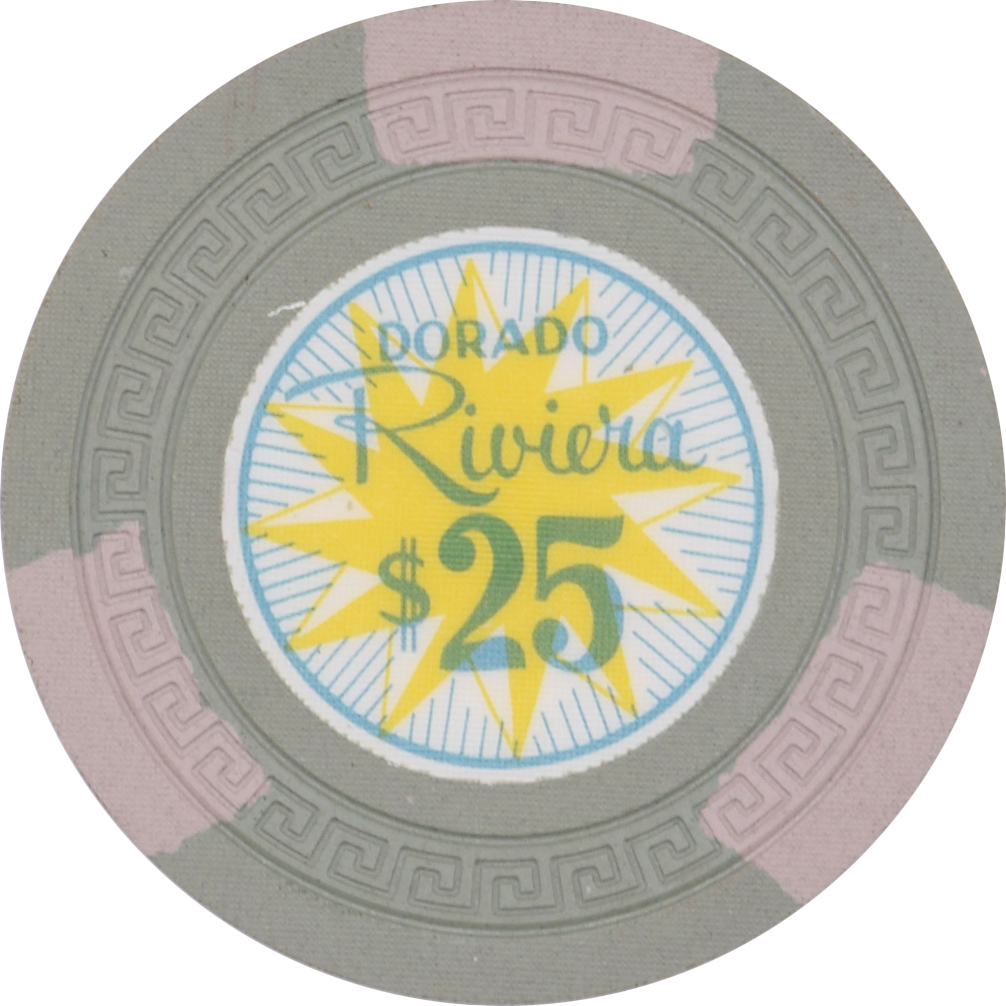 Dorado Riviera Casino Dorado Puerto Rico $25 Chip