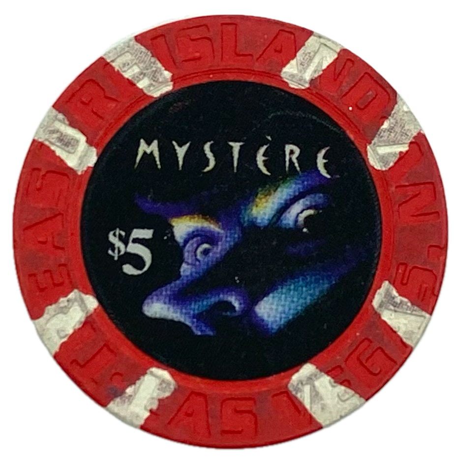 Treasure Island Casino Las Vegas Nevada $5 Mystere Chip 1997