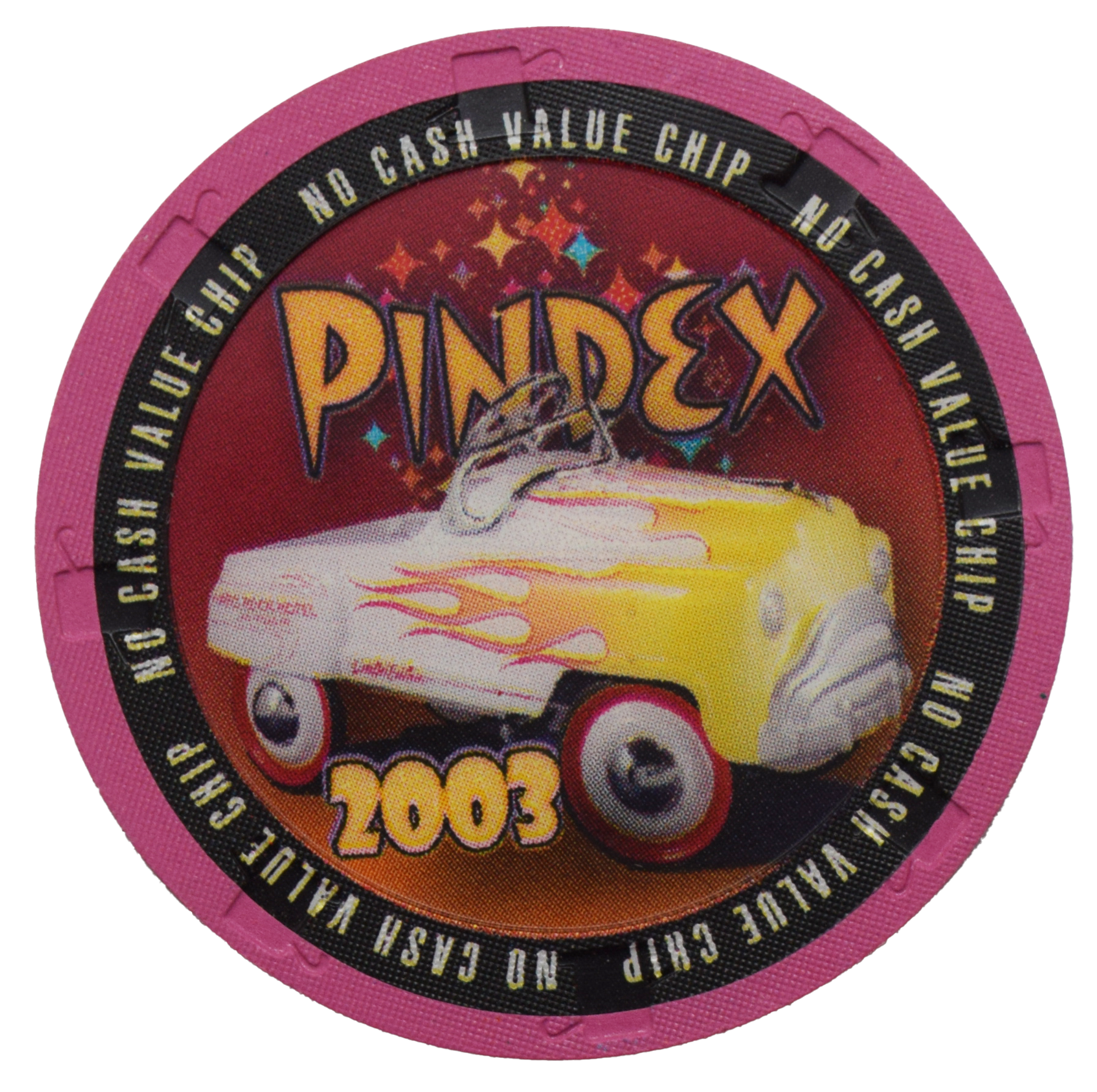 Hard Rock Hotel Pindex 2003 NCV Chip Las Vegas Nevada Pink