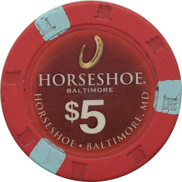 Horseshoe Casino Baltimore Maryland $5 Chip 2014
