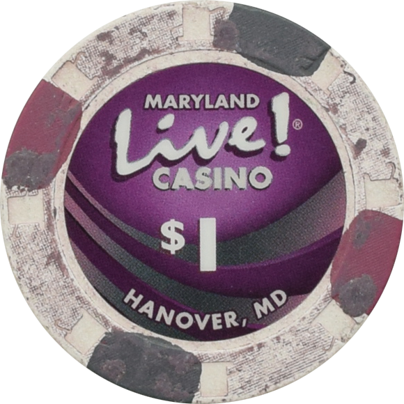 Live! Casino & Hotel Hanover Maryland $1 Chip 2013