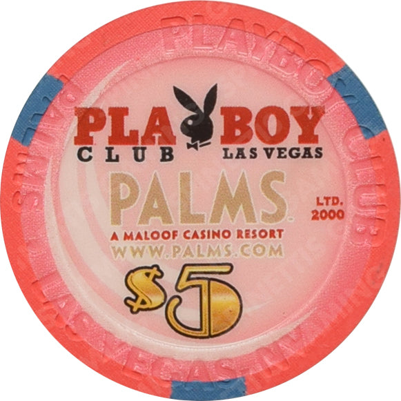 Playboy Palms Casino Las Vegas Nevada $5 Anna Nicole Smith (No Hands) Chip 2007