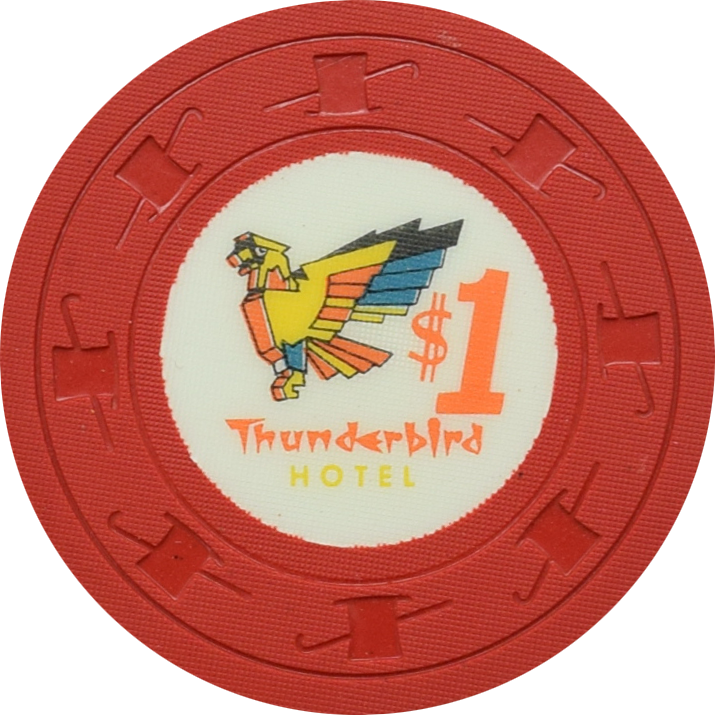 Thunderbird Casino Las Vegas Nevada $1 Morrey Brodsky Chip 1962