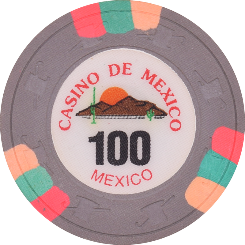 Casino de Mexico $100 Chip Paulson Fantasy