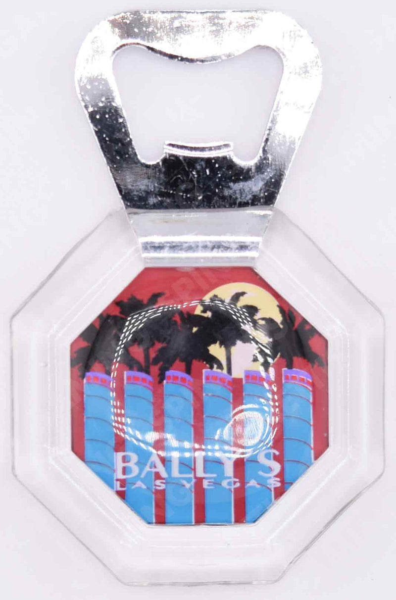 Bally's Casino Las Vegas Nevada Bottle Opener Magnet