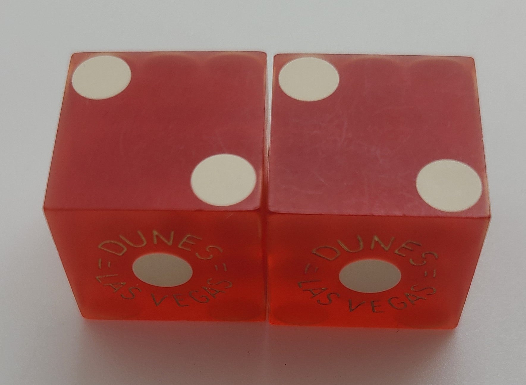 Dunes Casino Used Dice Las Vegas Nevada 1970's