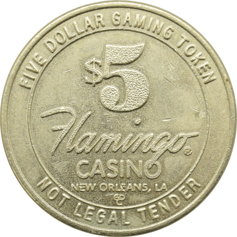 Flamingo Casino New Orleans Louisiana $5 Token