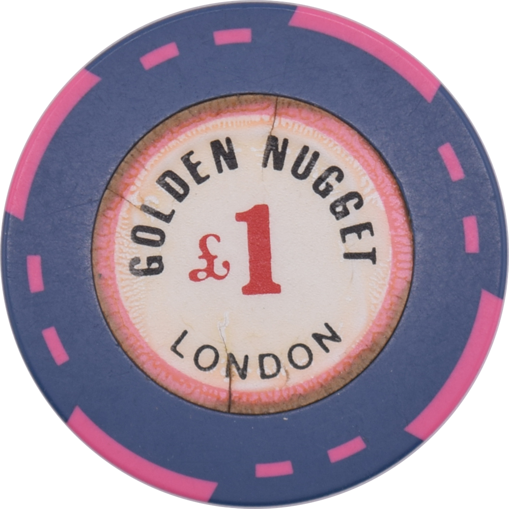 Golden Nugget Casino London United Kingdom UK £1 Chip