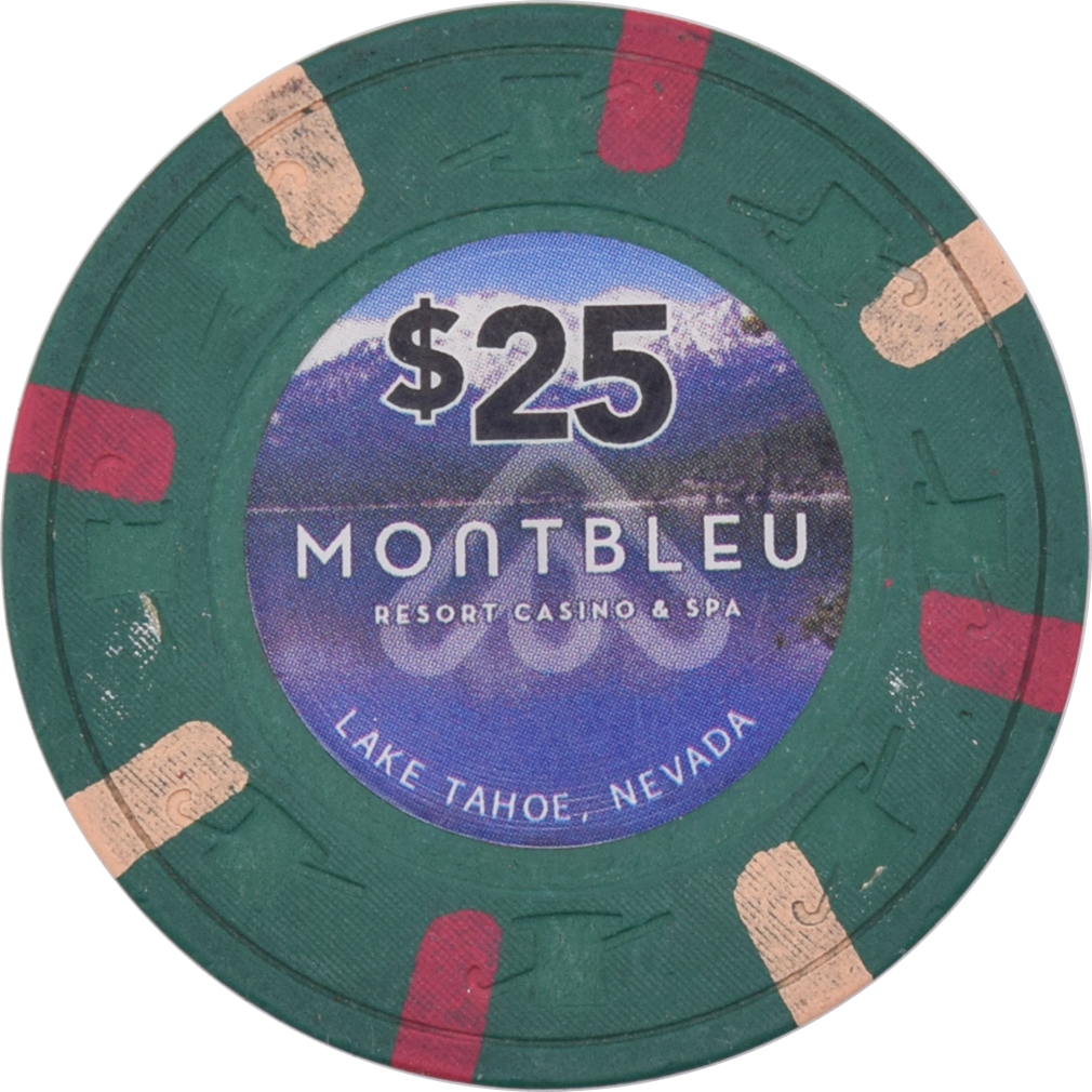 Montbleu Casino Lake Tahoe Nevada $25 Chip 2006
