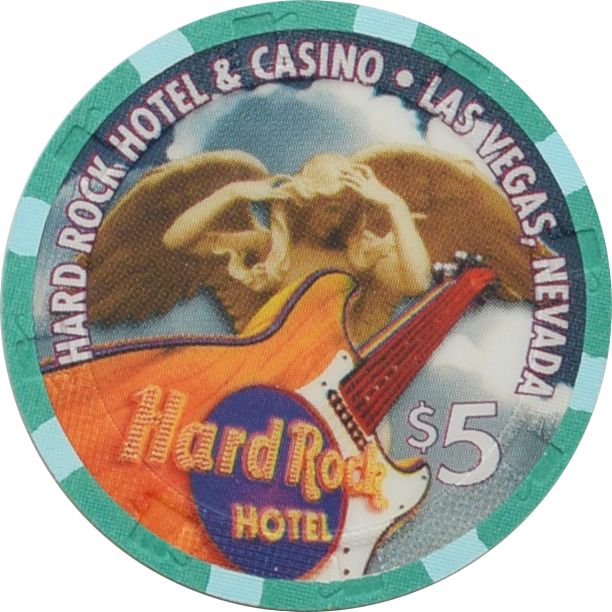 Hard Rock Casino Las Vegas Nevada $5 Fairway to Heaven Chip 2000