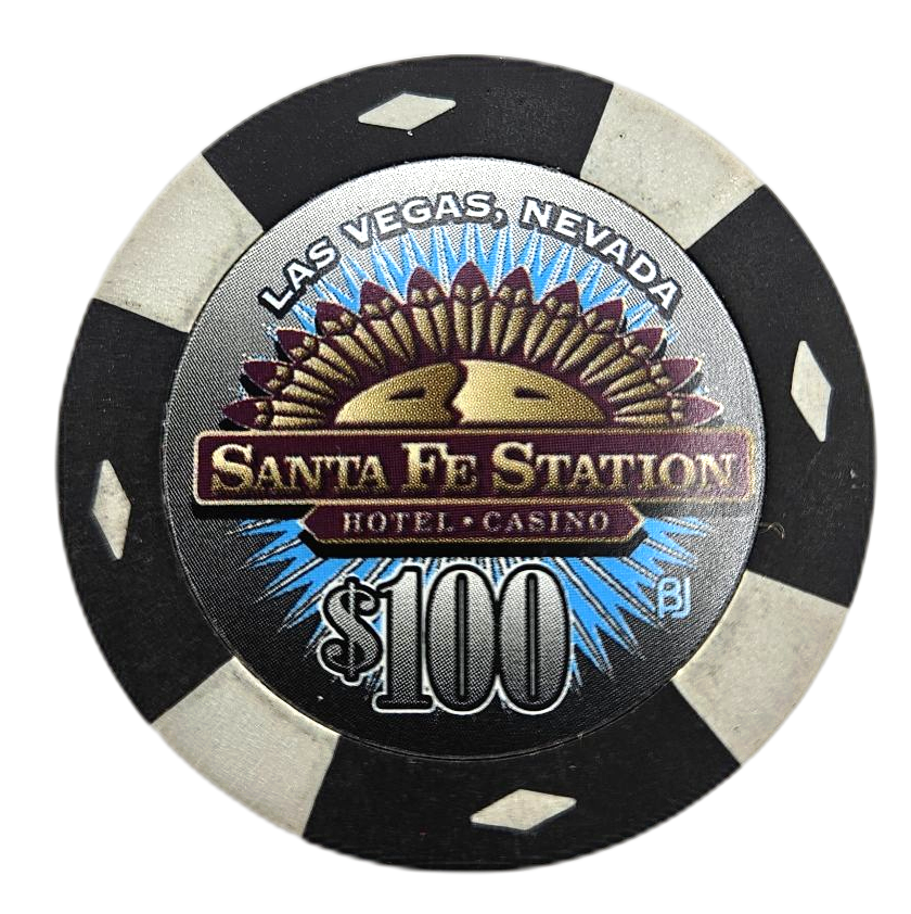 Santa Fe Station Las Vegas Nevada $100 Chip 2000