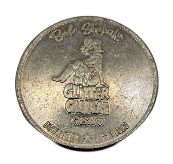 Glitter Gulch Casino Las Vegas Nevada $1 Token 1980