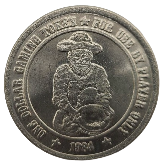 Bucket of Blood Saloon Casino Virginia City Nevada $1 Token 1984