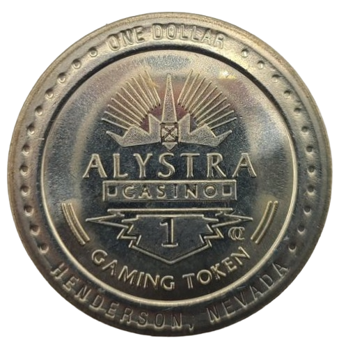 Alystra Casino Henderson Nevada $1 Token 1995