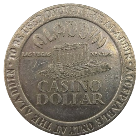 Aladdin Hotel and Casino Las Vegas Nevada $1 Token