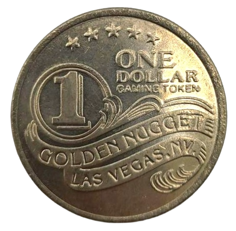 Golden Nugget Casino Las Vegas NV $1 Token 1988