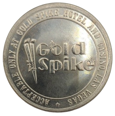 Gold Spike Hotel and Casino Las Vegas Nevada $1 Token 1981