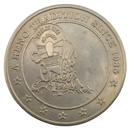 Harold's Club Casino Reno Nevada $1 Token 1979