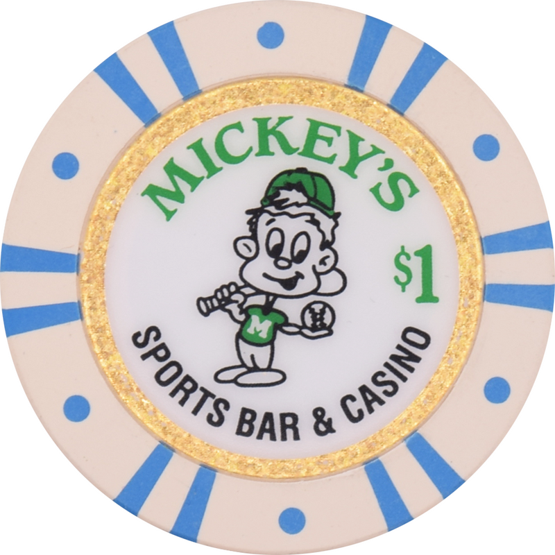 Mickey's Sports Bar Casino Port Angeles Washington $1 Chip