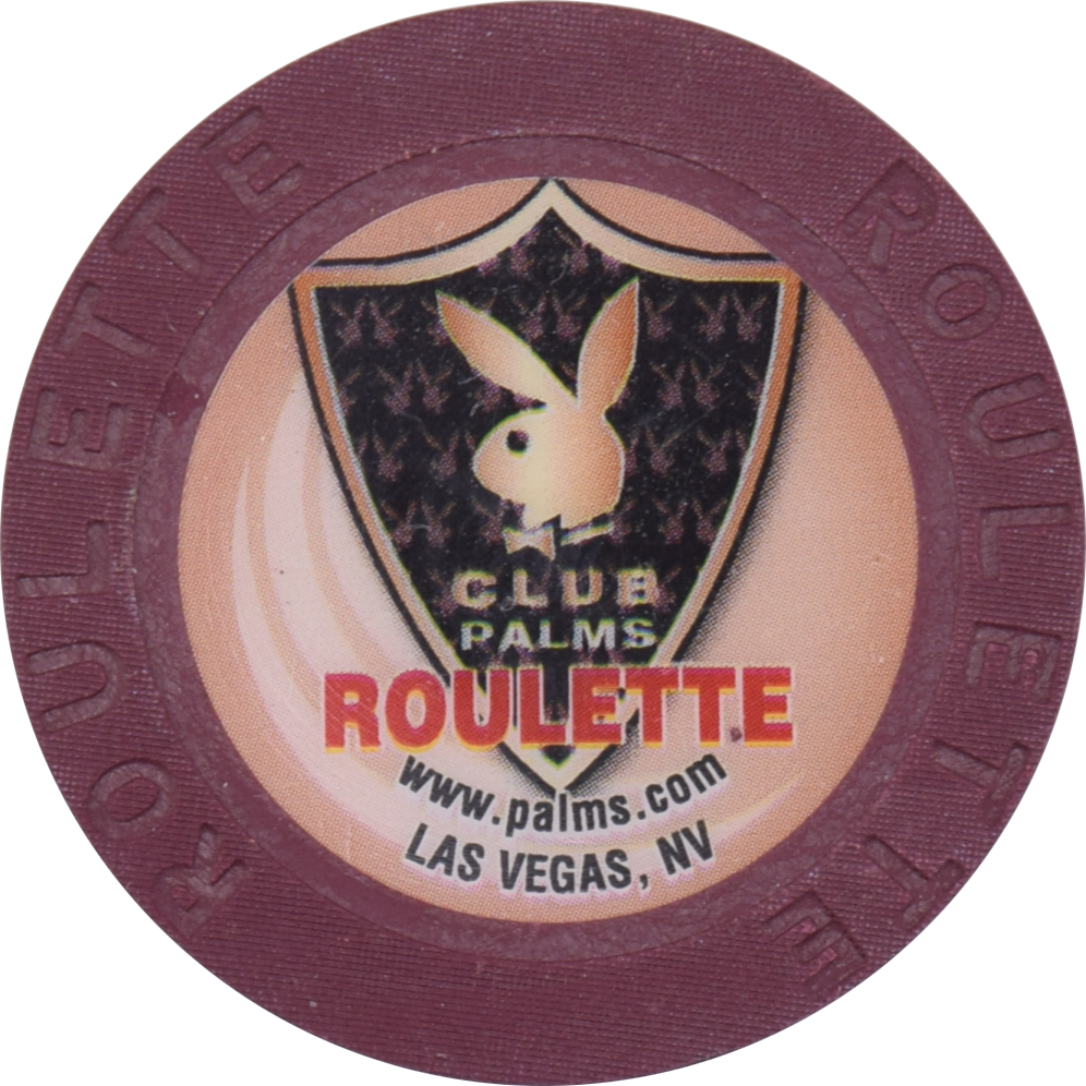 Palms Casino Resort Playboy Club Las Vegas Nevada Brown Roulette Chip 2006