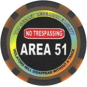 Fantasy Area 51 Poker Chip