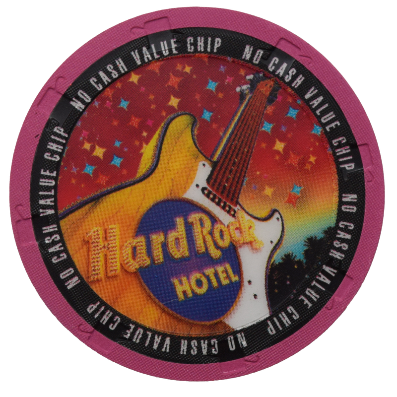 Hard Rock Hotel Pindex 2003 NCV Chip Las Vegas Nevada Pink