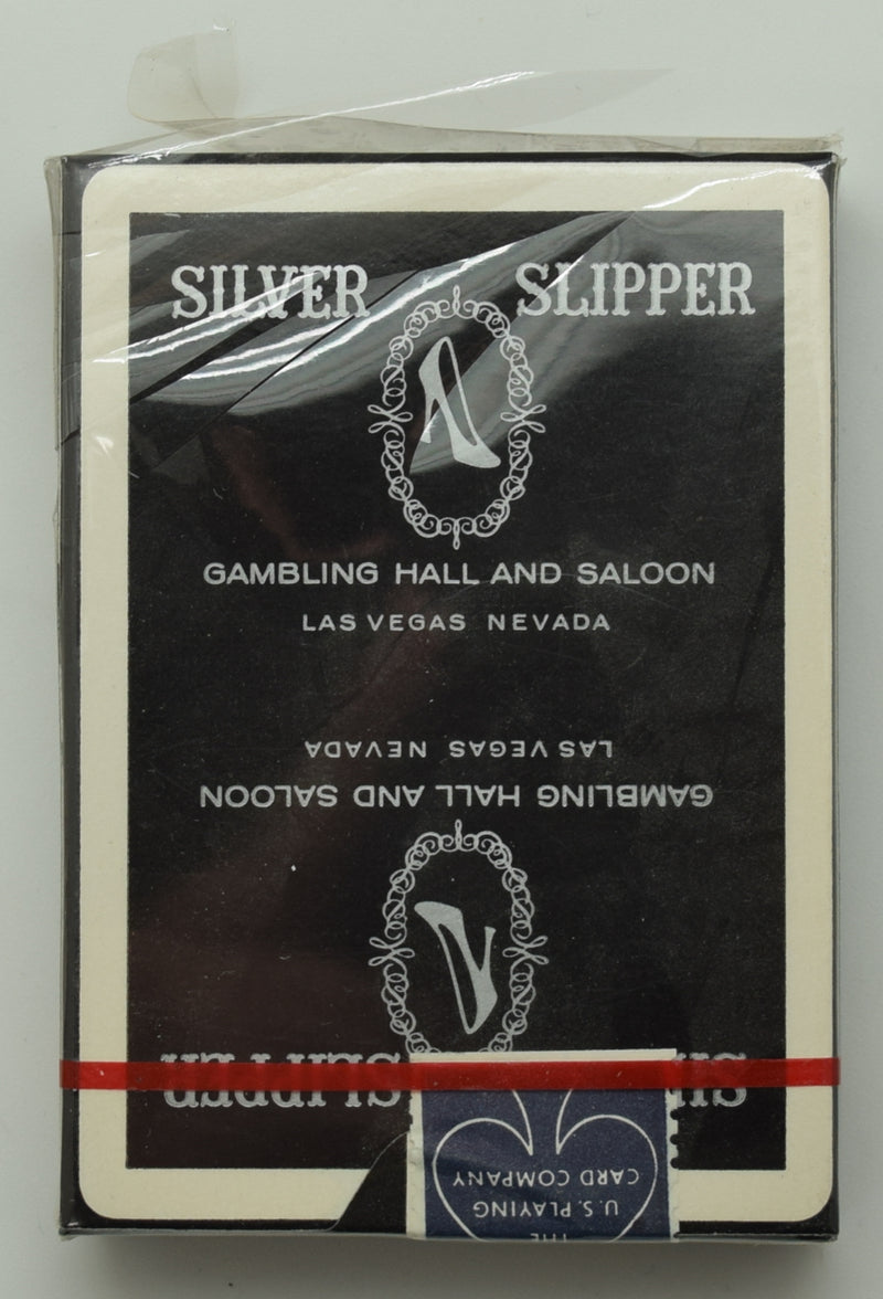 Silver Slipper Casino Las Vegas Sealed Black Playing Card Deck