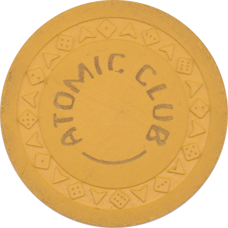 Atomic Club Casino Winnemucca Nevada $5 Chip 1951