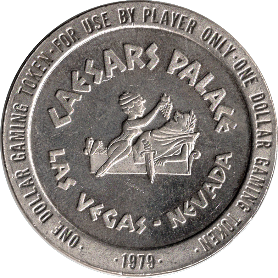 Caesars Palace Casino Las Vegas Nevada $1 Gaming Token 1979 Uncirculated