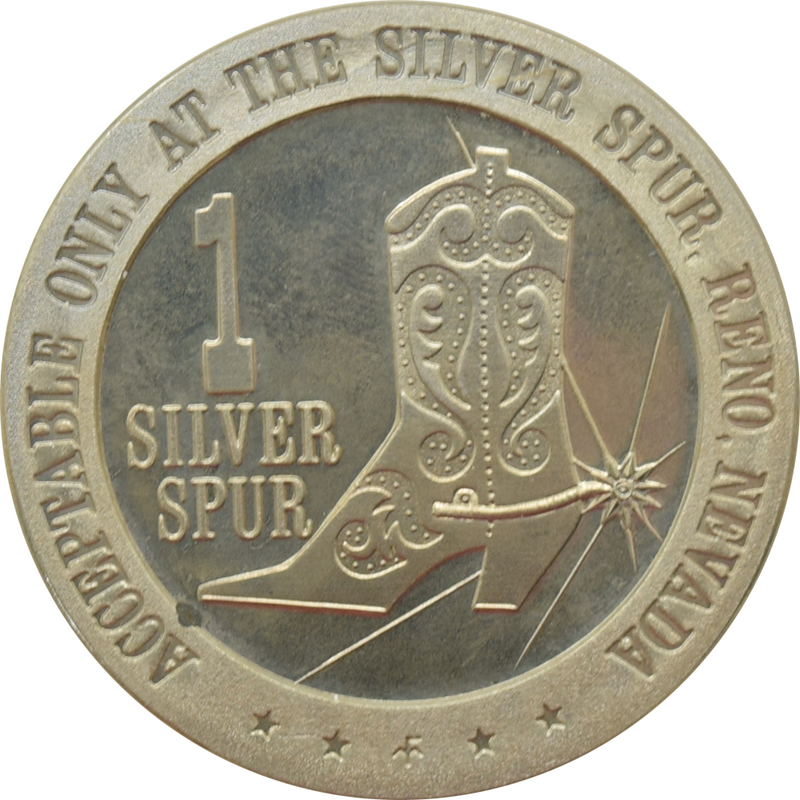 Silver Spur Casino Reno Nevada $1 Token 1968