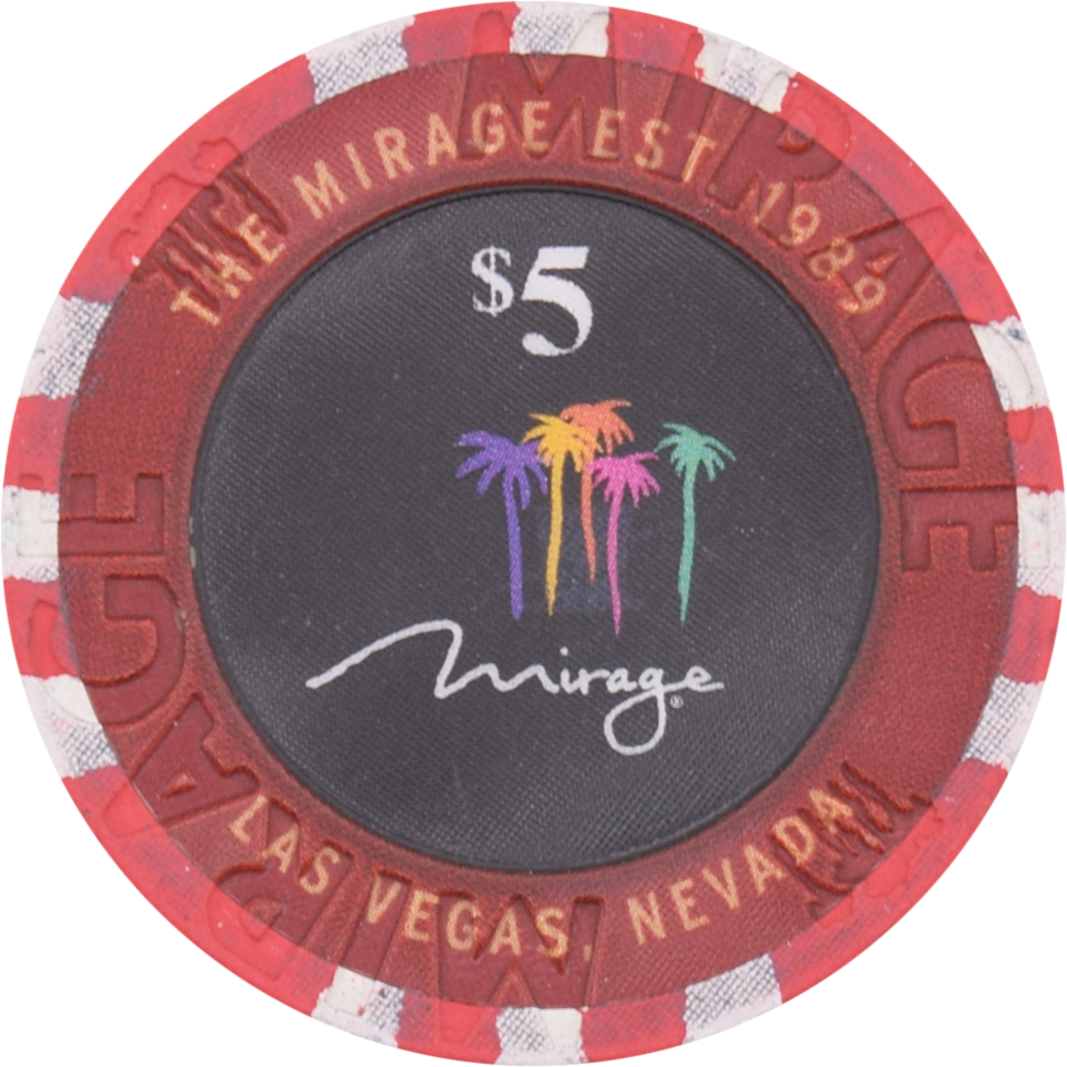 Mirage Casino Las Vegas Nevada $5 Terry Fator Chip 2019