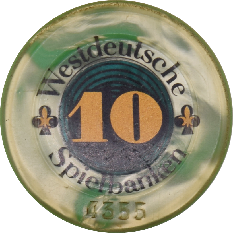 Spielbank Wiesbaden Casino Wiesbaden Germany 10 DEM 34mm Jeton