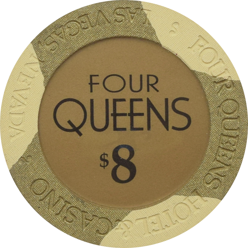 Four Queens Casino Las Vegas Nevada $8 Chip 2001