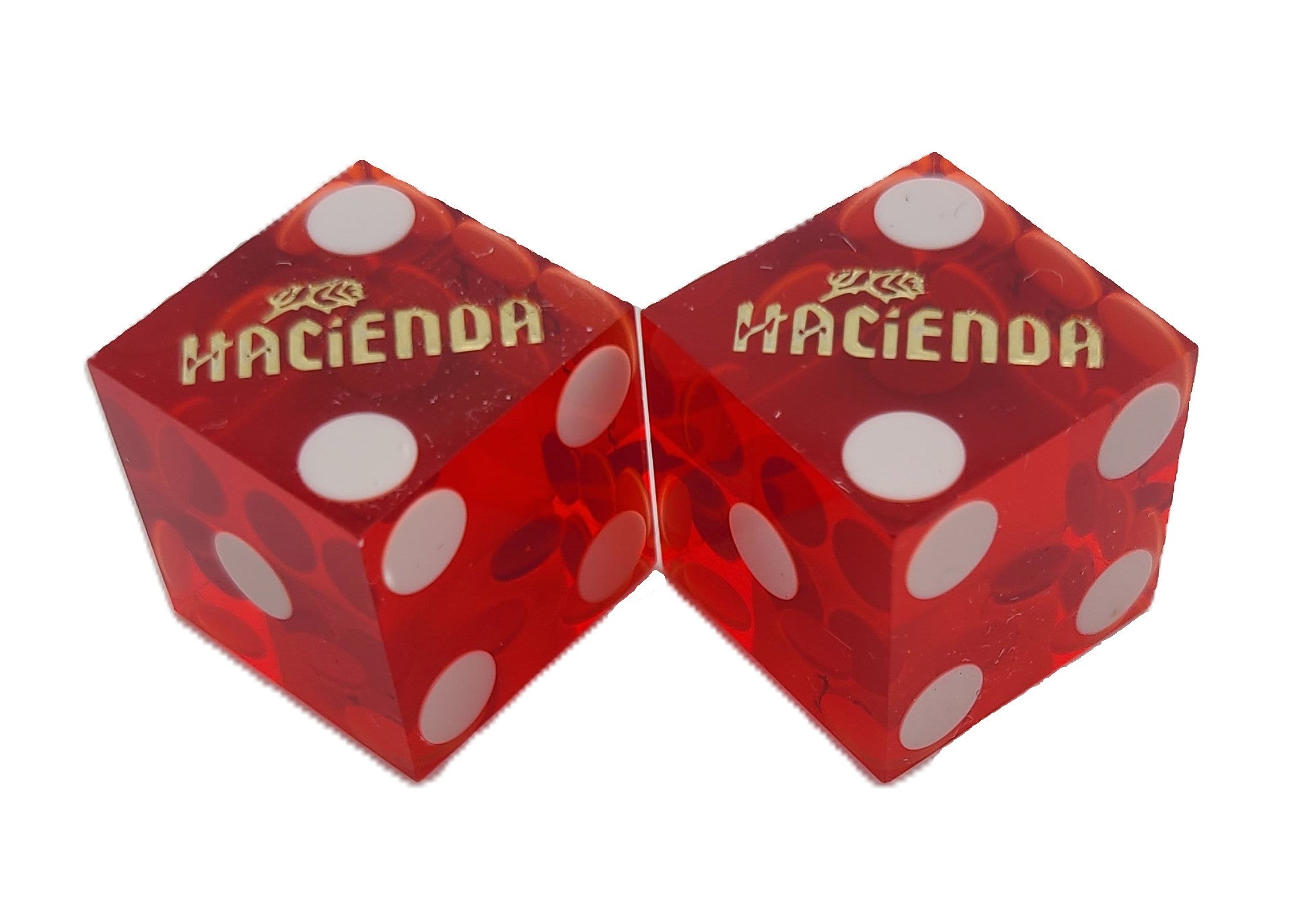 Hacienda Casino Las Vegas Nevada Pair of Dice Matching Number