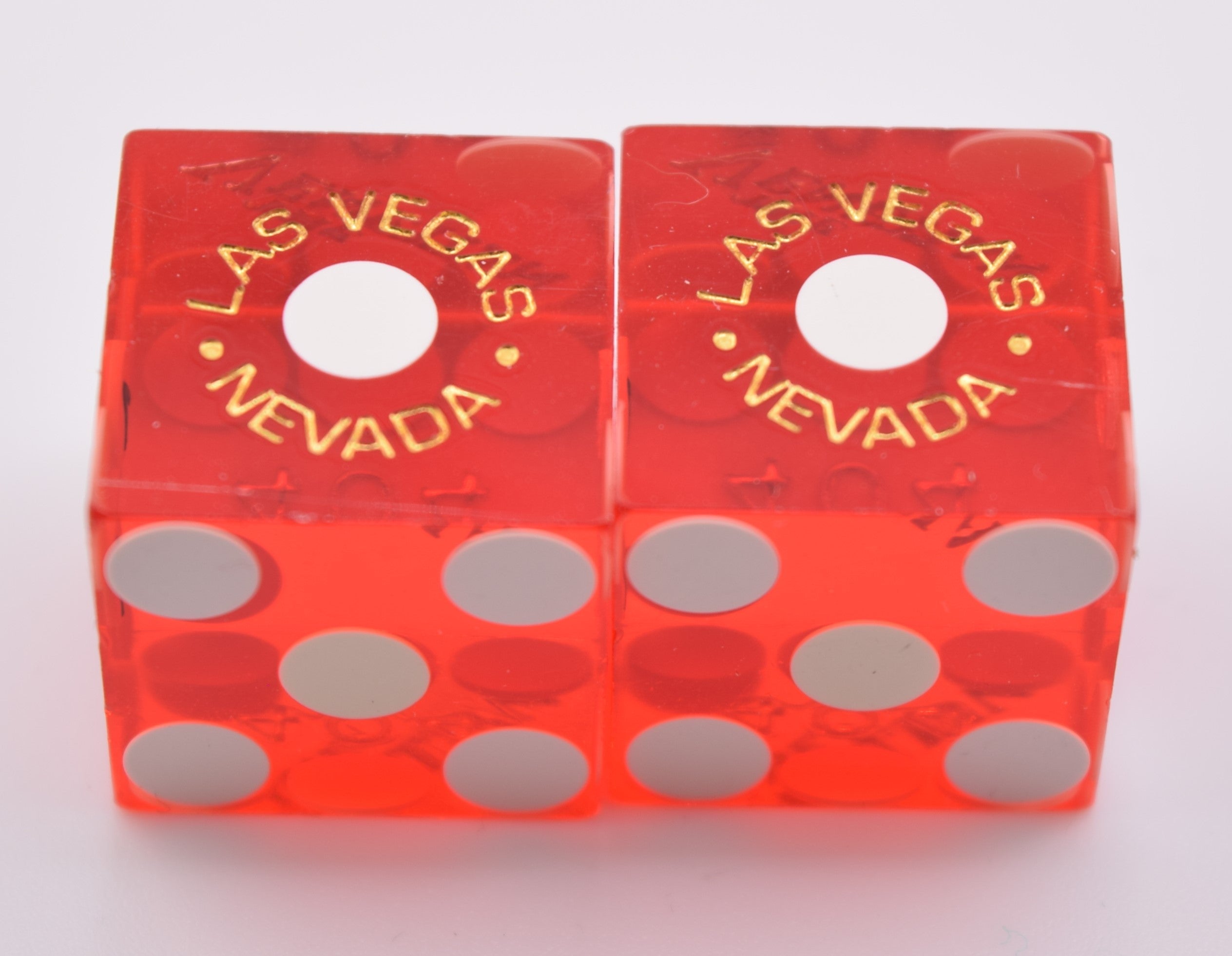 Venetian Casino Las Vegas Nevada Pair of Dice Matching Numbers