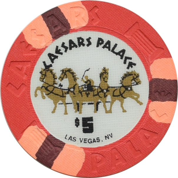 Caesars Palace Casino Las Vegas Nevada $5 Planet Hollywood Grand Opening Chip 1994