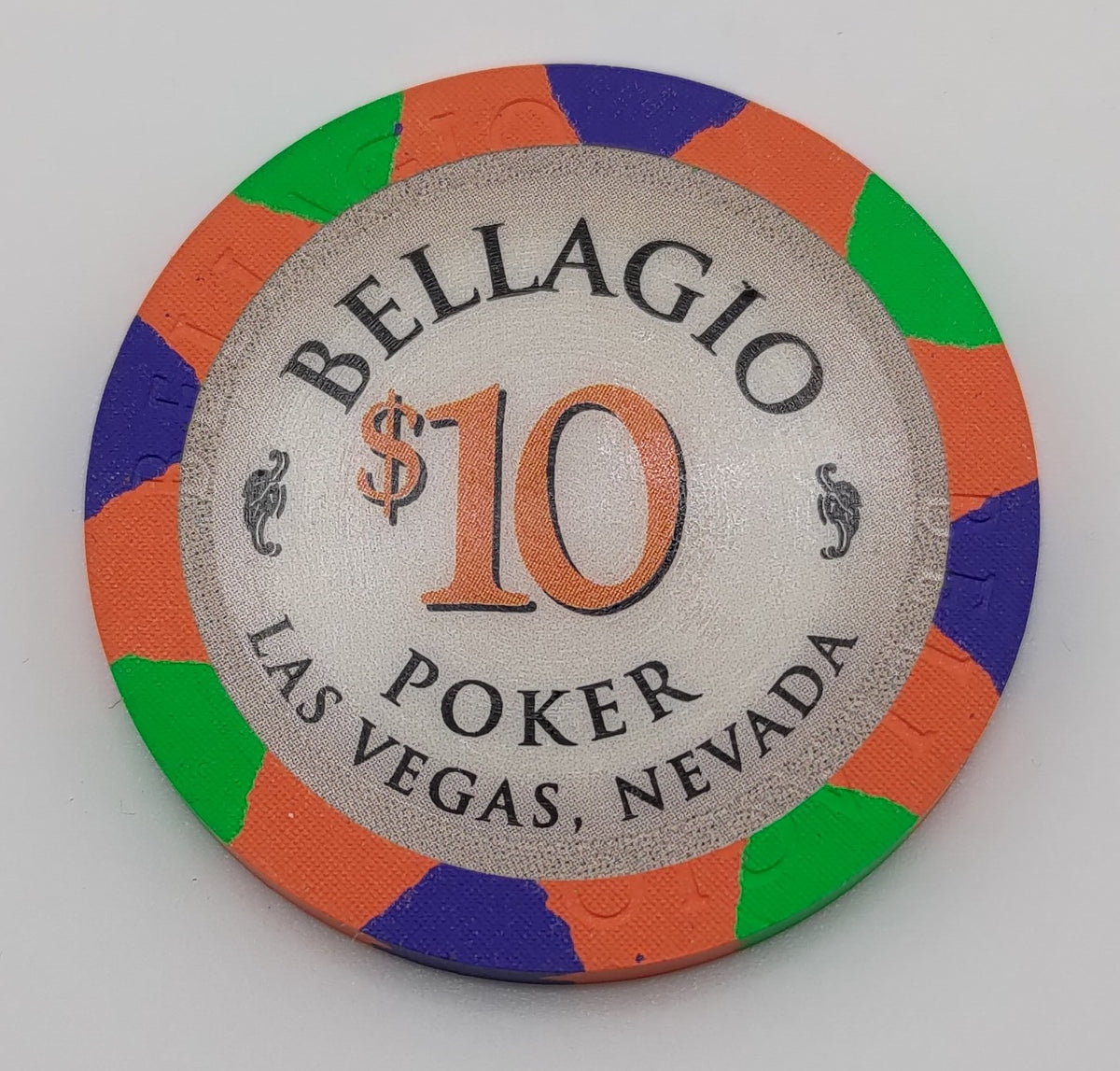 Bellagio Casino Las Vegas Nevada $10 Chip 1998