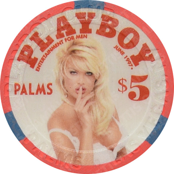 Playboy Palms Casino Las Vegas Nevada $5 Victoria Silvstedt Chip 2006