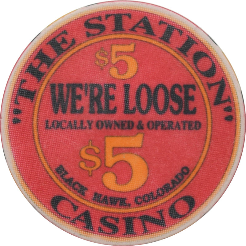 Black Hawk Station Casino Black Hawk Colorado $5 Chip