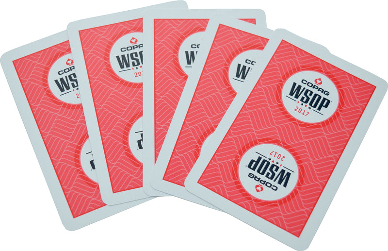 2017 Authentic Deck Dealt at WSOP Used Copag Plastic Playing Cards Bridge Size