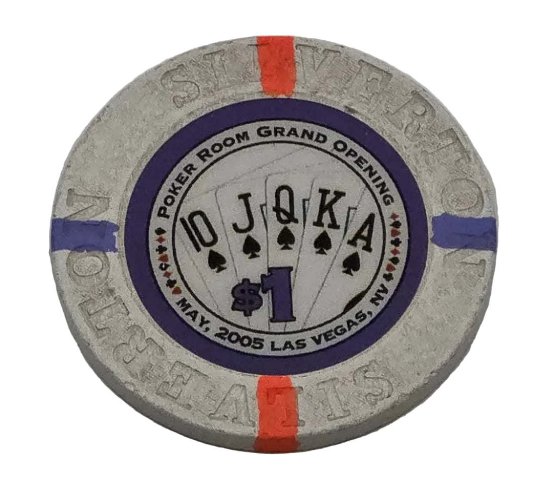Silverton Casino Las Vegas Nevada $1 Poker Room Grand Opening Chip 2007
