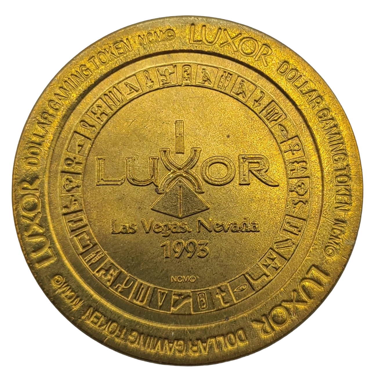 Luxor Hotel and Casino Las Vegas Nevada $1 Token 1993