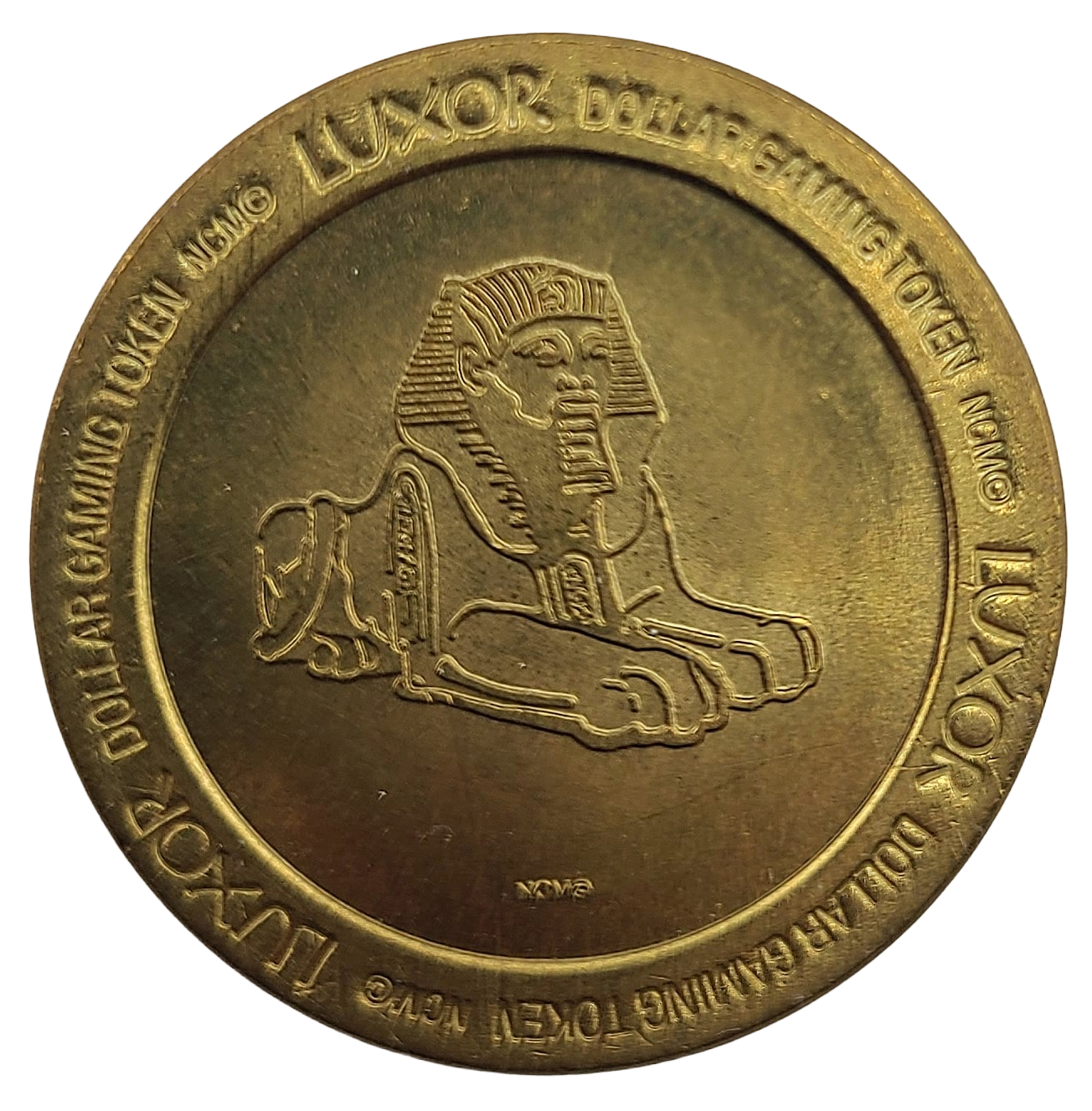 Luxor Hotel and Casino Las Vegas Nevada $1 Token 1993 Sphinx of Giza