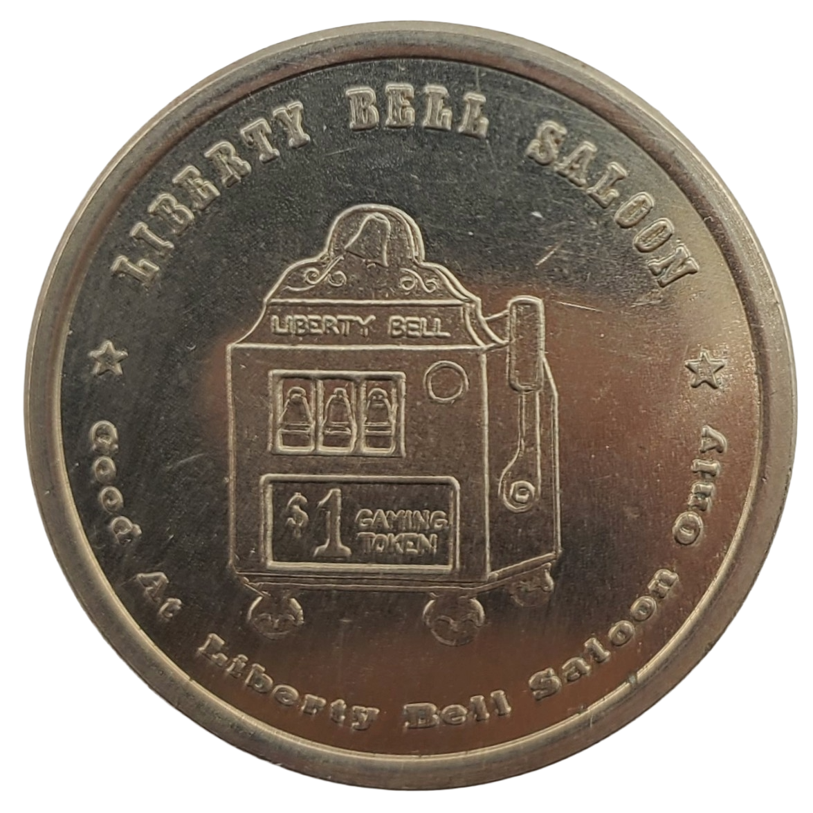 Liberty Belle Saloon Reno NV $1 Token 1979