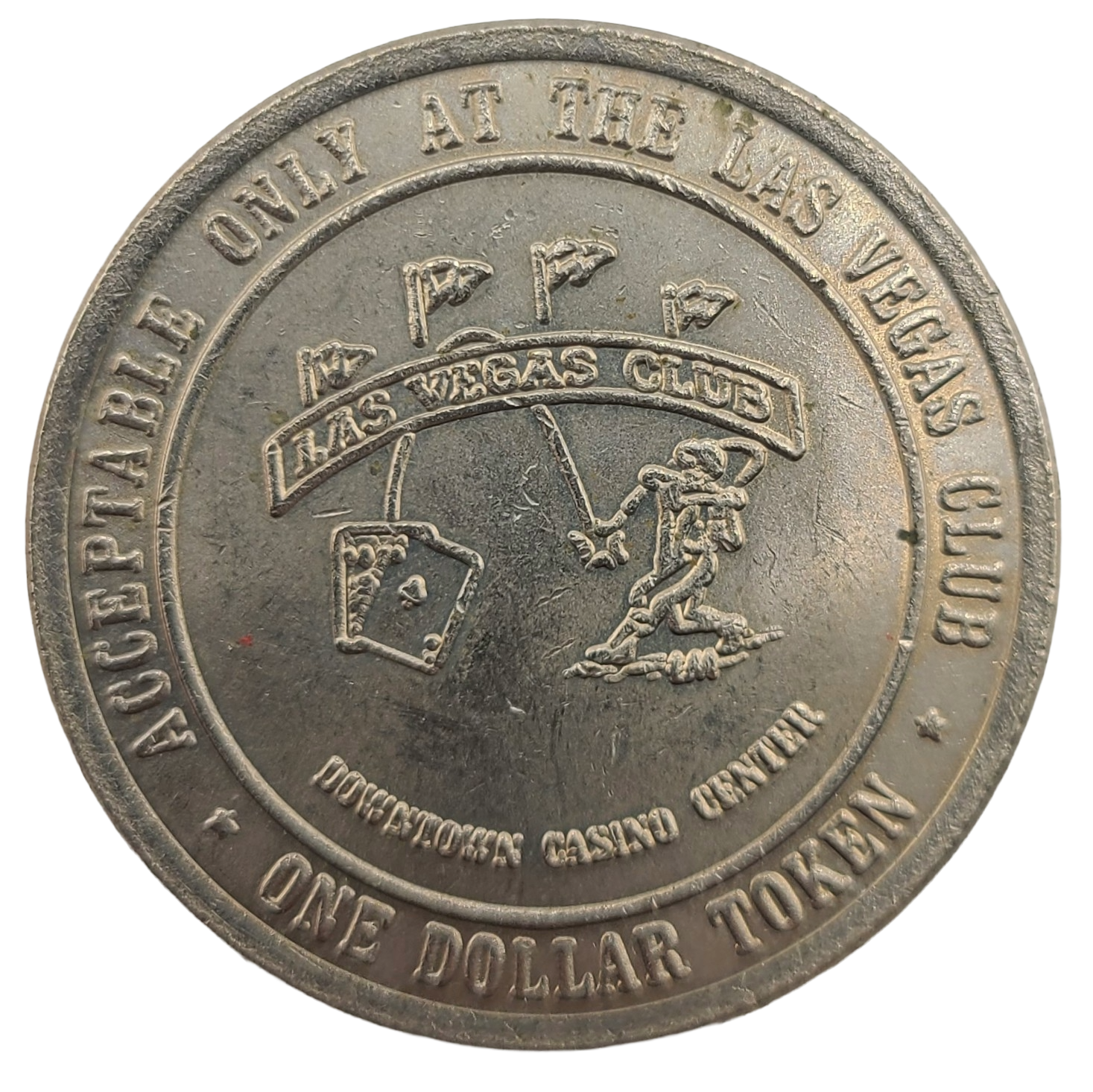 Las Vegas Club Casino Las Vegas Nevada $1 Token 1989