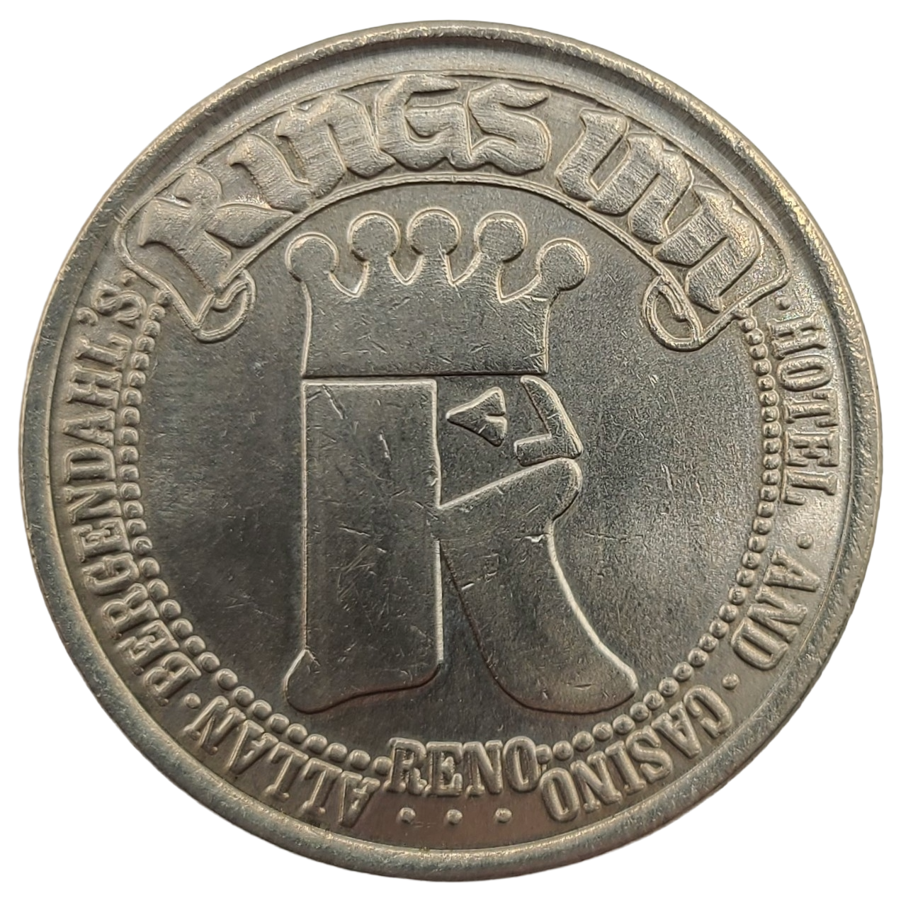 Kings Inn Casino Reno Nevada $1 Token 1979