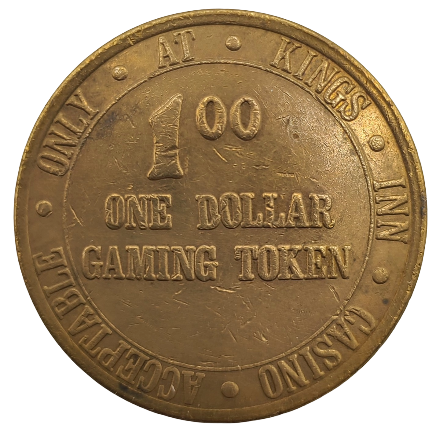 Kings Inn Casino Reno Nevada $1 Brown Token 1979